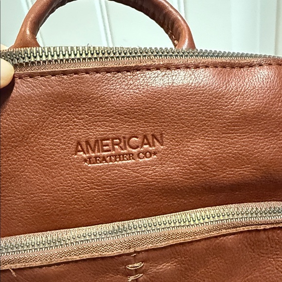 American Leather Co. Tan Backpack - Picture 2 of 6